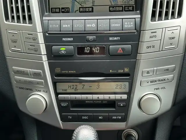 トヨタ ハリアー 240G 京都府 2009(平21)年 4.8万km ブラック 純正ナビ/禁煙車/バックカメラ/純正アルミ/ドラレコ/ETC