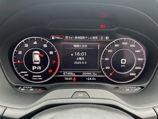 アウディ Ｑ２ 30TFSIスポーツ 長崎県 2018(平30)年 6.8万km グレイシアホワイトメタリック 純正ナビ(BT/CD/DVD/ワンセグ)/バックカメラ/コーナーセンサー前後/アダプティブクルーズコントロール/シートヒーターD+N/ETC2.0/ドラレコ/USB/オートライト/パワーバックドア/スペアキー/保証書/取扱説明書