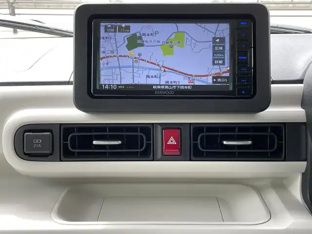 ダイハツ ムーヴ キャンバス ストライプス G ターボ 岐阜県 2024(令6)年 0.9万km シャイニングホワイトパール/レイクブルーメタリック /社外SDナビ/（フルセグテレビ.Bluetooth）//バックカメラ//スマートアシスト//クルーズコントロール//プッシュスタート//両側パワースライドドア//ETC//ドライブレコーダー//純正14インチAW//純正フロアマット//シートヒーター