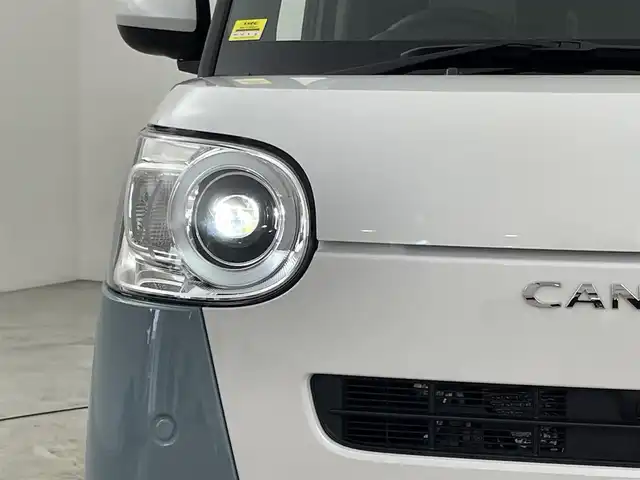 ダイハツ ムーヴ キャンバス ストライプス G ターボ 福岡県 2024(令6)年 0.9万km シャイニングホワイトパール/レイクブルーメタリック 社外ナビ（ＢＴ，フルセグＴＶ）　/バックカメラ　/ＥＴＣ　/前後ドラレコ　/前席ホッとカップホルダー　/ＡＣＣ　/コーナーセンサー　/衝突軽減ブレーキ　/横滑り防止装置　/両側電動スライドドア　/シートヒーター　/ＬＥＤ