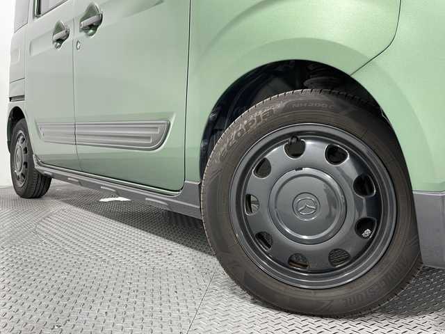 マツダ フレアワゴンタフスタイル ハイブリッドXS 広島県 2019(令1)年 4.3万km ツールグリーンパールメタリック/ガンメタリック 社外ナビ/両側パワースライドドア/ルーフレール/シートヒーター/バックカメラ/デュアルセンサーブレーキサポート/車線逸脱警報/ハイビームアシスト/誤発進抑制機能/LEDヘッドランプ/純正15インチホイールキャップ/ETC/ドライブレコーダー