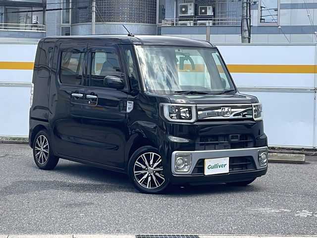 ダイハツ ウェイク X ファインセレクション SA 石川県 2015(平27)年 7.3万km ブラックマイカメタリック /禁煙//純正メモリナビ//フルセグ/CD/DVD/BT/SD/USB/iPod/AM/FM//バックカメラ//純正フリップダウンモニター//パワースライドドア//ETC//スマートキー//プッシュスタート//ステアリングスイッチ//電動格納ミラー//ECO IDLE//LEDオートライト//フォグランプ//ベンチシート//横滑り防止//スマートアシスト//純正14AW//取扱説明書//スペアキー