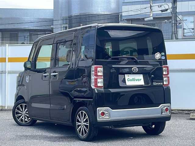ダイハツ ウェイク X ファインセレクション SA 石川県 2015(平27)年 7.3万km ブラックマイカメタリック /禁煙//純正メモリナビ//フルセグ/CD/DVD/BT/SD/USB/iPod/AM/FM//バックカメラ//純正フリップダウンモニター//パワースライドドア//ETC//スマートキー//プッシュスタート//ステアリングスイッチ//電動格納ミラー//ECO IDLE//LEDオートライト//フォグランプ//ベンチシート//横滑り防止//スマートアシスト//純正14AW//取扱説明書//スペアキー