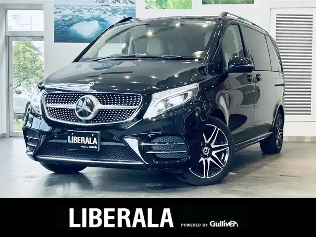 メルセデス・ベンツ Ｖ２２０ d AVG AMGライン 大阪府 2021(令3)年 3.5万km オブシディアンブラックM レーダーセーフティP/レザーシート/メモリ付きパワーシート/シートヒーター/純正ナビ/TV/360度カメラ/ACC/ブラインドスポット/後席モニター/純正19インチAW/LEDヘッドライト/電動リアゲート