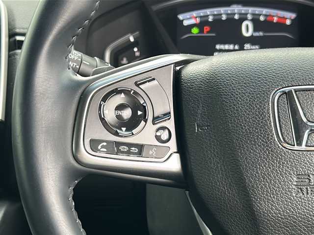 ホンダ ＣＲ－Ｖ EX・マスターピース 岐阜県 2018(平30)年 2.7万km ルーセブラックM 登録時走行距離26791km/純正ＳＤナビ/バックカメラ/ワンセグＴＶ/サンルーフ/レザーシート/シートヒーター/電動リアゲート/パワーシート/ドライブレコーダー/ＥＴＣ/ＵＳＢ/Ｂｌｕｅｔｏｏｔｈ/クルーズコントロール/純正フロアマット/純正アルミホイール/プッシュスタート/スマートキー/スペアキー/ABS/横滑り防止装置/レーンキープアシスト/盗難防止装置/オートライト/LEDヘッドライト/エアバッグ/衝突被害軽減システム/カーテンエアバッグ