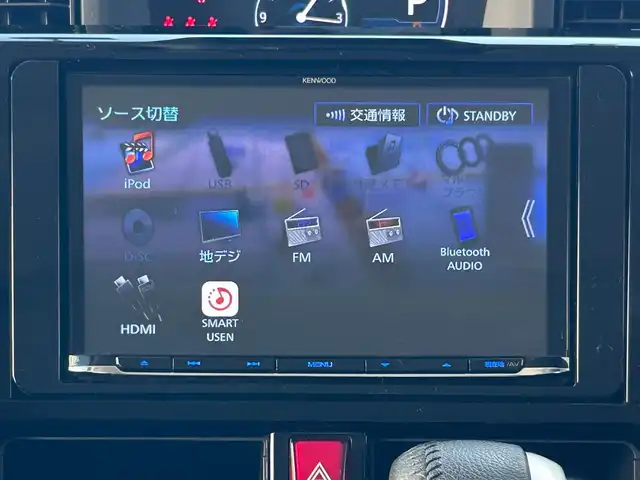 トヨタ ルーミー カスタムG 奈良県 2023(令5)年 4.6万km ブラックマイカメタリック 両側パワースライドドア/８インチ社外ナビ/（FM/AM/CD/DVD/フルセグ/Bluetooth/USB）/前後ドライブレコーダー/ETC/バックカメラ/スマートアシスト/・プリクラッシュブレーキアシスト	/・ブレーキ制御付誤発進抑制機能/・衝突警報機能/・レーンキープアシスト	/・アダプティブクルーズコントロール/・標識検知機能	/電動格納ミラー/電子パーキング/ブレーキホールド/アイドリングストップ/革巻きステアリング/ステアリングスイッチ/オートライト/LEDヘッドライト/フロントフォグ/フルオートエアコン/プッシュスタート/スマートキー/ドアバイザー