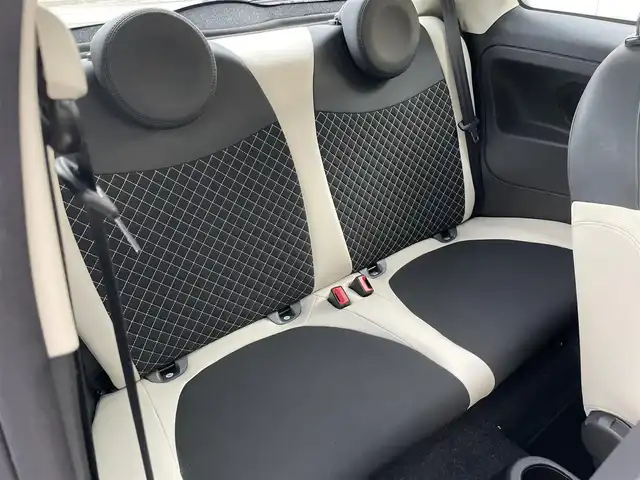 フィアット ５００ 1．2 ドルチェ 新潟県 2022(令4)年 1.3万km ボサノバホワイト ワンオーナー/ガラスルーフ/純正ホイール夏タイヤ装着/社外スタッドレスタイヤ車載/純正フロアマット/ステアリングスイッチ/ハンズフリー/パドルシフト/前後ドライブレコーダー/スペアキー1個