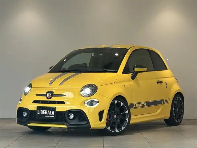 アバルト ５９５ コンペティツィオーネ 愛知県 2017(平29)年 5.5万km 黄 カロッツェリアナビ/フルセグTV/バックカメラ/ETC/レコードモンツァマフラー/純正１７インチアルミホイール/アルカンターラコンビシート/KW足回り/ブレンボレッドキャリパー