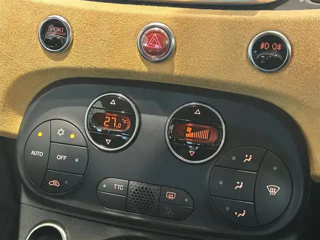 アバルト ５９５ コンペティツィオーネ 愛知県 2017(平29)年 5.5万km 黄 カロッツェリアナビ/フルセグTV/バックカメラ/ETC/レコードモンツァマフラー/純正１７インチアルミホイール/アルカンターラコンビシート/KW足回り/ブレンボレッドキャリパー