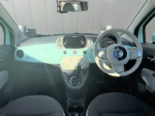 フィアット ５００ 1．2 ポップ 長野県 2017(平29)年 1.2万km LATTE MENTA 当店買取/　Ｕｃｏｎｎｅｃｔ/　純正オーディオ/　ＥＴＣ/　前後ドライブレコーダー/　シティモード切替/　ステアリングスイッチ/　キーレス/　純正フォグ/　ｂｌｕｅｔｏｏｔｈ/　保証書/　取説