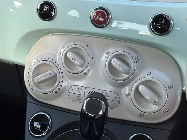 フィアット ５００ 1．2 ポップ 長野県 2017(平29)年 1.2万km LATTE MENTA 当店買取/　Ｕｃｏｎｎｅｃｔ/　純正オーディオ/　ＥＴＣ/　前後ドライブレコーダー/　シティモード切替/　ステアリングスイッチ/　キーレス/　純正フォグ/　ｂｌｕｅｔｏｏｔｈ/　保証書/　取説