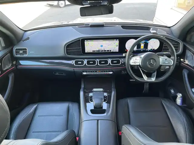 メルセデス・ベンツ ＧＬＥ３００ｄ 4MATIC AMGライン 山梨県 2020(令2)年 4.4万km オブシディアンブラック 純正ナビ/　（フルセグTV/USB/Bluetooth）/ワンオーナー/レザーEXC/　・黒革/　・前席ベンチレーション/　・HUD/　・Burmesterサラウンドサウンドシステム/　・エアバランスパッケージ/シートヒーター/パノラミックスライディングルーフ/リアエンター/レーダーセーフティパッケージ/360°カメラ/温冷カップホルダー/純正20インチAW/ETC/マルチビームLEDヘッドライト/社外AW付スタッドレスタイヤ車載