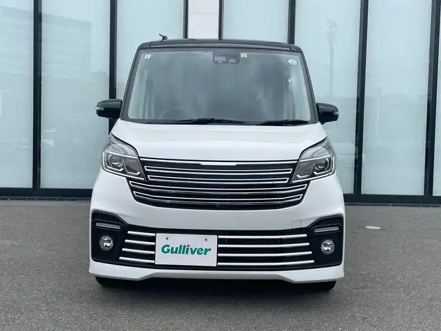日産 デイズ ルークス ライダー 大阪府 2017(平29)年 6万km アメジストブラック/シルキーホワイト 純正ナビ/   フルセグTV/CD/DVD/Bluetooth/衝突軽減ブレーキ/全方位モニター/前席シートヒーター/クルーズコントロール/ステアリングスイッチ/両側パワースライドドア/アイドリングストップ/横滑り防止装置/純正15インチアルミホイール/オートマチックハイビーム/純正フロアマット/プッシュスタート/スマートキー/ＥＴＣ/ＬＥＤライト/禁煙車