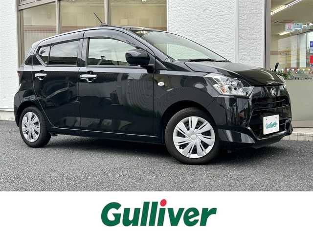 ダイハツ ミラ イース X リミテッド SAⅢ 神奈川県 2020(令2)年 1.1万km ブラックマイカ 純正SDナビ/　Bluetooth/CD/DVD/USB/フルセグTV/衝突被害軽減システム/レーンキープアシスト/横滑り防止装置/クリアランスソナー/LEDヘッドライト/オートマチックハイビーム/電格ミラー/ETC/保証書/取扱説明書（抜粋版）
