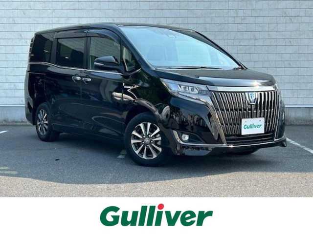 トヨタ エスクァイア ハイブリッド Gi プレミアムパッケージ ブラックテーラード 大阪府 2020(令2)年 3.6万km ブラック ＡＬＰＩＮＥ１１インチナビ　/フルセグ　/Ｂｌｕｅｔｏｏｔｈ　/バックカメラ　/両側パワースライドドア　/ハーフレザーシート　/シートヒーター　/ステアリングヒーター　/クルーズコントロール　/ＥＴＣ/フロアーマット/LEDヘッドライト