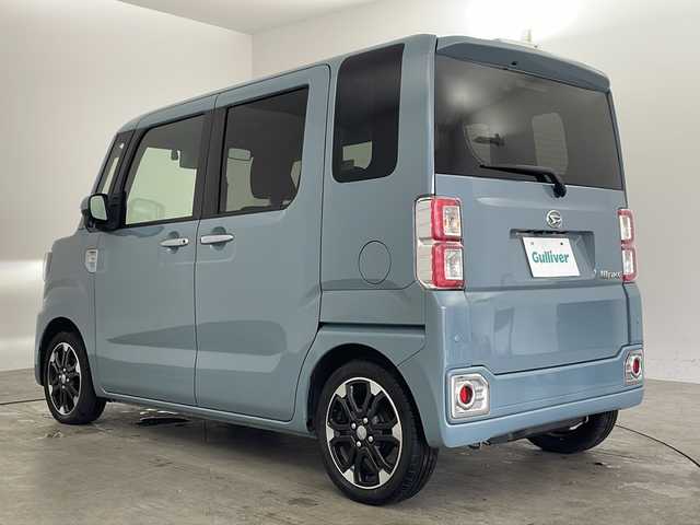 ダイハツ ウェイク G ターボVS SA Ⅲ 兵庫県 2021(令3)年 2.9万km レイクブルーメタリック ・ワンオーナー/・純正ナビ&Bluetooth&CD&DVD&SD&USB&TV/・全方位カメラ/・両側パワースライドドア/・前方ドライブレコーダー/・ベンチシート/・純正フロアマット/・純正15インチアルミホイール/・スマートアシスト３/・誤発進抑制機能/・先行車発進お知らせ機能/・車線逸脱警報/・ABS/・横滑り防止機能/・盗難防止装置/・オートライト/・オートマチックハイビーム/・LEDヘッドライト/・W＋サイドエアバック/・スマートキー/・スペアキー/・AACエアコン/・アイドリングストップ/・ステアリングスイッチ/・後席サンシェード/・シートリフター/・ターボ