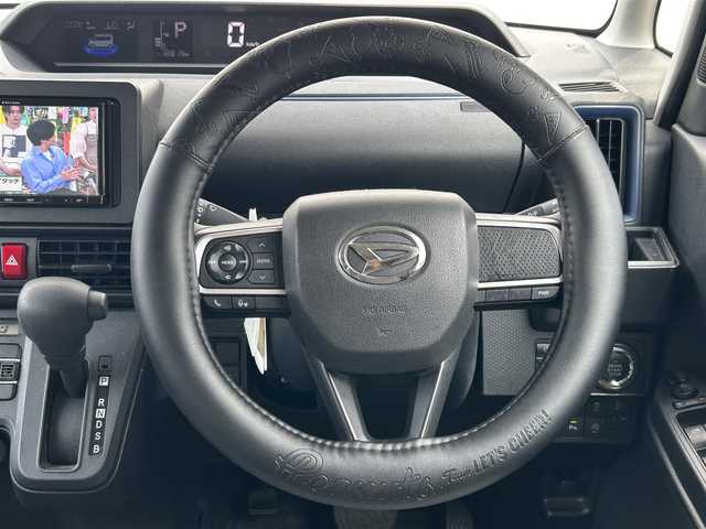 ダイハツ タント X 埼玉県 2022(令4)年 1.9万km レーザーブルークリスタルシャイン ワンオーナー/HDDナビ　品番　（CN-REO7D）/（フルセグTV/BT/AM/FM）/バックカメラ/片側パワースライドドア/スマートアシスト/衝突回避・軽減ブレーキ機能/オートハイビーム/誤発進抑制機能/車線逸脱警報＆逸脱抑制制御/先行車発進お知らせ機能/進入禁止標識認識機能/コーナーセンサー前後/LEDヘッドライト/シートヒーター前席/ドライブレコーダー前後　品番（DRV-MR4SO）/ETC/ドアバイザー/14インチAW車載（4本）/プッシュスタート/フロアマット/スマートキー/スペアキー1本/オートライト/ステアリングスイッチ/シートバックテーブル/後席サンシェード/電動格納ミラー/保証書/車両取扱説明書