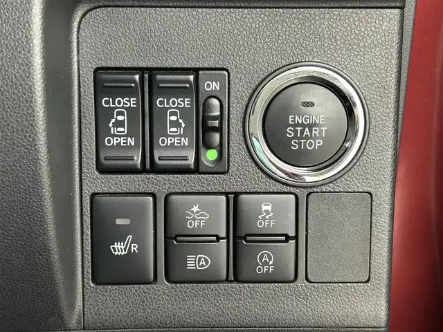 ダイハツ タント カスタム X トップED SA Ⅲ 埼玉県 2019(平31)年 1.2万km ファイアークォーツレッドM 純正ナビ　両側電動　温シート　全方位カメラ　ＥＴＣ　ドライブレコーダー　フルセグＴＶ　Ｂｌｕｅｔｏｏｔｈ　ＬＥＤヘッドライト　禁煙車　スマートキー　アイドリングストップ　衝突被害軽減　レーンアシスト