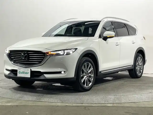マツダ ＣＸ－８ XD Lパッケージ 大阪府 2018(平30)年 3.4万km スノーフレイクホワイトパールマイカ 純正ナビTV 360カメラ ヘッドアップディスプレイ 革シート パワーシート/ヒーター ハンドルヒーター 電動リアゲート 衝突軽減 レーダーC BSM クリアランスソナー ドラレコ