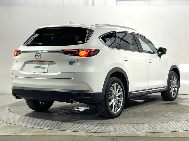 マツダ ＣＸ－８ XD Lパッケージ 大阪府 2018(平30)年 3.4万km スノーフレイクホワイトパールマイカ 純正ナビTV 360カメラ ヘッドアップディスプレイ 革シート パワーシート/ヒーター ハンドルヒーター 電動リアゲート 衝突軽減 レーダーC BSM クリアランスソナー ドラレコ