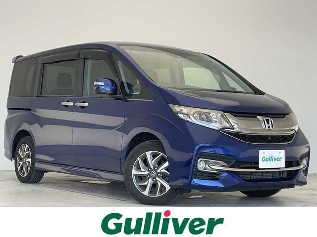 ホンダ ステップワゴン スパーダ クールスピリット 愛知県 2015(平27)年 5.1万km コバルトブルーパール 純正ナビ/全方位カメラ/両側パワースライドドア/レーダークルーズコントロール/シートヒーター/バックカメラ/コーナーセンサー/純正アルミホイール/LEDヘッドライト/リアオートエアコン/レーンキープアシスト/オートライト/ドライブレコーダー/ETC/衝突軽減システム/CD DVD/Bluetooth/ステアリングスイッチ/スマートキー/プッシュスタート