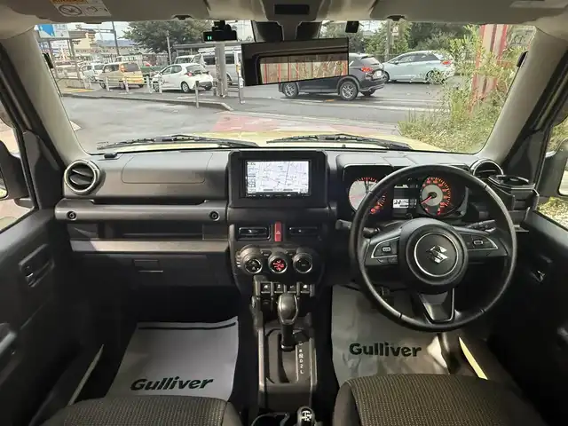 スズキ ジムニー シエラ JC 香川県 2020(令2)年 3.8万km シフォンアイボリーメタリックブラック2トーンルーフ 社外SDナビ/フルセグ/CD/DVD/Bluetooth/バックカメラ/セーフティサポート/レーダーブレーキ/レーンキープ/純正15インチアルミ/LEDヘッドライト/ドライブレコーダー/シートヒーター/ビルトインETC