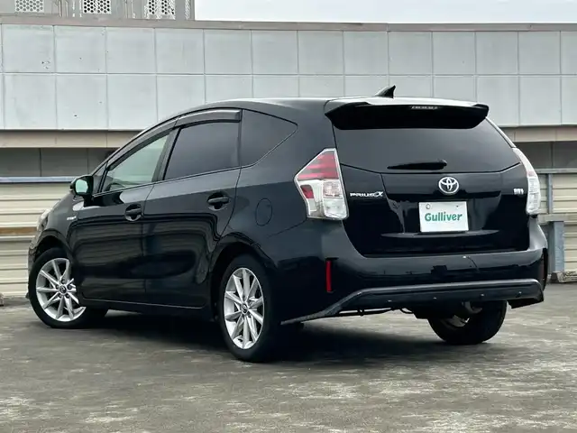 トヨタ プリウス α S ツーリングセレクション 静岡県 2015(平27)年 5.1万km アティチュードブラックマイカ スマートキー/プッシュスタート/トヨタ純正SDナビ/FM/AM/CD/フルセグTV/BT/ドライブレコーダー/バックカメラ/ビルトインETC/純正リアスポイラー/純正17インチAW/SRSエアバッグ/横滑り防止装置/LEDヘッドライト/スペアキー