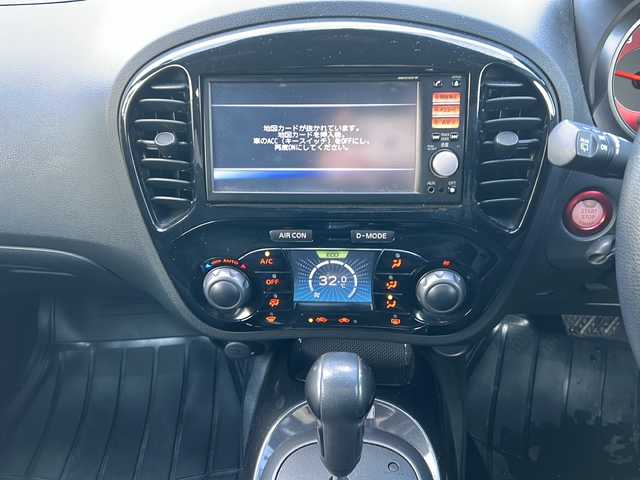 日産 ジューク ニスモ 秋田県 2013(平25)年 8.3万km ブリリアントホワイトパール 純正SDナビ/純正TV、CD/バックカメラ/ドライブレコーダー/社外」18インチAW/ETC/スペアキー/取り扱い説明書