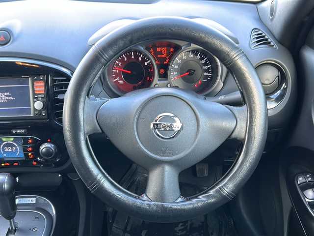 日産 ジューク ニスモ 秋田県 2013(平25)年 8.3万km ブリリアントホワイトパール 純正SDナビ/純正TV、CD/バックカメラ/ドライブレコーダー/社外」18インチAW/ETC/スペアキー/取り扱い説明書