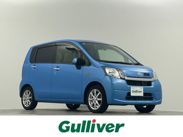 ダイハツ ムーヴ X ターボ SA 埼玉県 2014(平26)年 4.3万km ファインブルーマイカメタリック ナビTV Bカメラ ドラレコ ETC ターボ　アイドリングストップ　横滑り防止装置　盗難防止システム　スマートキー　ハロゲンヘッドライト　オートライト