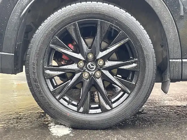 マツダ ＣＸ－５ 25S ブラックトーンED 青森県 2021(令3)年 2.9万km ジェットブラックマイカ ・4WD/・10インチ純正ディスプレイナビ/　(Bt/USB/フルセグTV)/・全方位カメラ/・ヘットアップディスプレイ/・アダプティブクルーズコントロール/・レーンキープアシスト/・衝突軽減ブレーキ/・車間認識支援/・車線逸脱抑制機能/・ブラインドスポットモニター/・パーキングアシスト/・アイドリングストップ/・ヒルスタートアシスト/・パワーバックドア/・黒ハーフレザーシート/・D席パワーシート/・前席シートヒーター/・ステアリングスイッチ/・ステアリングヒーター/・ETC/・LEDヘッドライト/フォグ/・オートライト/・フロントフォグランプ/・電動格納ミラー/・ウィンカーミラー/・電動パーキング/・オートホールドブレーキ/・純正19インチアルミホイール/・純正フロアマット/・前後ドラレコ/・前後バンパーソナー/・リア5面プライバシーガラス/・W/サイド/カーテンエアバッグ /・プッシュスタート/・ABS/・スマートキー/・保証書/取説/ナビ取説/・社外アルミホイール＋冬タイヤ積込
