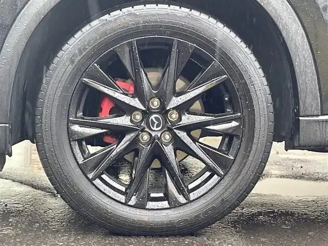マツダ ＣＸ－５ 25S ブラックトーンED 青森県 2021(令3)年 2.9万km ジェットブラックマイカ ・4WD/・10インチ純正ディスプレイナビ/　(Bt/USB/フルセグTV)/・全方位カメラ/・ヘットアップディスプレイ/・アダプティブクルーズコントロール/・レーンキープアシスト/・衝突軽減ブレーキ/・車間認識支援/・車線逸脱抑制機能/・ブラインドスポットモニター/・パーキングアシスト/・アイドリングストップ/・ヒルスタートアシスト/・パワーバックドア/・黒ハーフレザーシート/・D席パワーシート/・前席シートヒーター/・ステアリングスイッチ/・ステアリングヒーター/・ETC/・LEDヘッドライト/フォグ/・オートライト/・フロントフォグランプ/・電動格納ミラー/・ウィンカーミラー/・電動パーキング/・オートホールドブレーキ/・純正19インチアルミホイール/・純正フロアマット/・前後ドラレコ/・前後バンパーソナー/・リア5面プライバシーガラス/・W/サイド/カーテンエアバッグ /・プッシュスタート/・ABS/・スマートキー/・保証書/取説/ナビ取説/・社外アルミホイール＋冬タイヤ積込