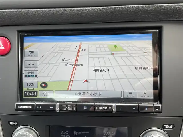 スバル レガシィ Ｂ４ 2．0GT スペックB 道央・札幌 2007(平19)年 2.6万km オブシディアンブラックパール 登録時走行距離25454ｋｍ/　４　W　D　/寒冷地仕様/Tuned by Sti仕様/Stiフロントスポイラー/RAYS　18インチホイール/社外メモリナビ（CD/DVD/FM/AM/SD)/ワンセグ（走行中視聴可能）/バックカメラ/ウィンカーミラー/ドアバイザー/プッシュスタート/ETC/MTモード付AT/スマートキー/ドライブレコーダー(前後)/パワーシート（運転席）/純正フロアマット/STIエアロ/盗難防止装置/フォグランプ/リアフォグ/革巻きステアリング/ステアリングスイッチ/パドルシフト/フロントデアイサースイッチ/電動格納ミラー/ワイパー間欠時間コントローラー/SI-DRIVE/momoステアリング/バニティミラー