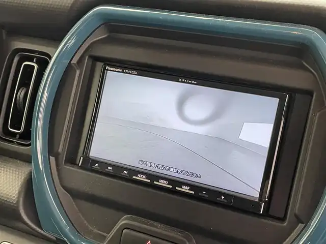 スズキ ハスラー HYBRID X 滋賀県 2023(令5)年 1.8万km デニムブルー ガンメタリック 2トーン 禁煙車/社外７型ナビ（ＣＤ／ＤＶＤ／Ｂｌｕｅｔｏｏｔｈ／フルセグ）/前後ドラレコ/衝突軽減ブレーキ/リアソナー/クルコン/レーンキープアシスト/ＥＴＣ/オートライト/運転席助手席シートヒーター/電格ミラー/ステアリングリモコン/プッシュスタート/スマートキー