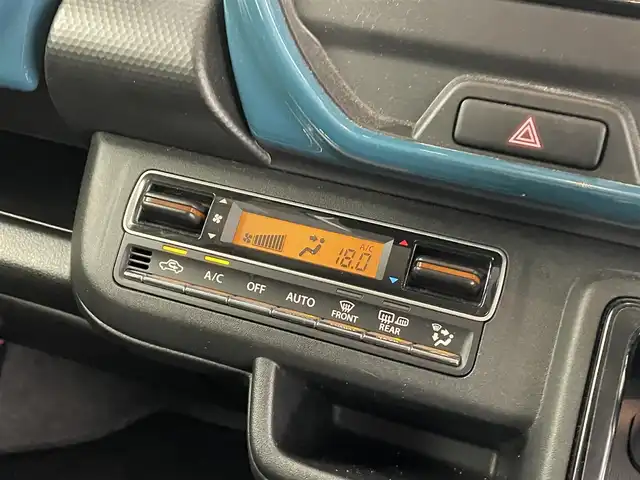 スズキ ハスラー HYBRID X 滋賀県 2023(令5)年 1.8万km デニムブルー ガンメタリック 2トーン 禁煙車/社外７型ナビ（ＣＤ／ＤＶＤ／Ｂｌｕｅｔｏｏｔｈ／フルセグ）/前後ドラレコ/衝突軽減ブレーキ/リアソナー/クルコン/レーンキープアシスト/ＥＴＣ/オートライト/運転席助手席シートヒーター/電格ミラー/ステアリングリモコン/プッシュスタート/スマートキー