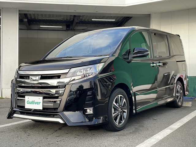 トヨタ ノア Si ダブルバイビーⅡ 京都府 2020(令2)年 2.4万km ブラック 純正９インチナビ　Ｂｌｕｅｔｏｏｔｈオーディオ　フルセグ　ＤＶＤ再生　バックカメラ　フリップダウンモニター　両側パワースライド　クルーズコントロール　ドライブレコーダー　ビルトインＥＴＣ　ＬＥＤライト