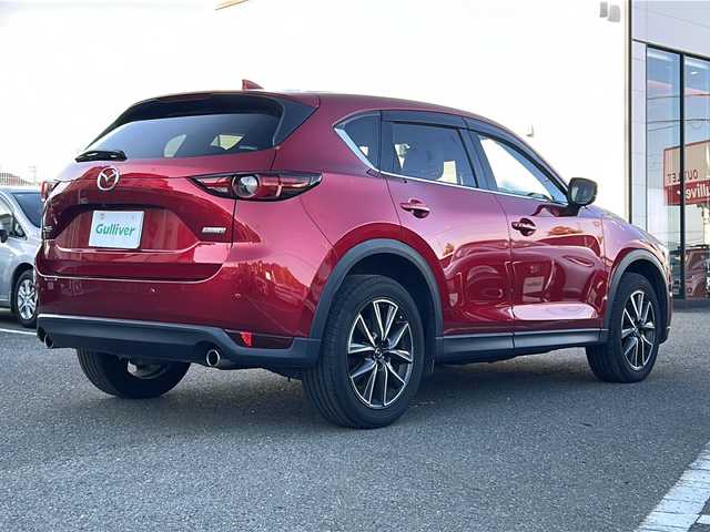 マツダ ＣＸ－５ XD Lパッケージ 大阪府 2017(平29)年 7.4万km ソウルレッドクリスタルM １オーナー　ナビ　バックカメラ　白革シート　パワーバックドア　前席シートヒーター　ハンドルヒーター　電動パーキング　前後ドラレコ　コーナーセンサー　ＣＤ　ＤＶＤ　ＢＴ　フルセグＴＶ　ＨＵＤ　ＥＴＣ
