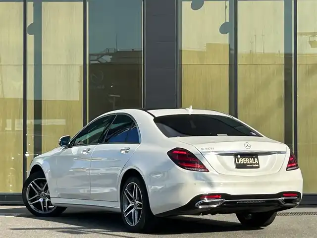 メルセデス・ベンツ Ｓ４００ AMGライン 石川県 2017(平29)年 3.2万km ダイヤモンドホワイト レザーエクスクルーシブP /黒革シート /シートベンチレーション /マッサージシート /Burmesterサウンド /衝突軽減ブレーキ /アダプティブクルーズコントロール /ブラインドスポットモニター /ナビTV /AppleCarPlay /360カメラ