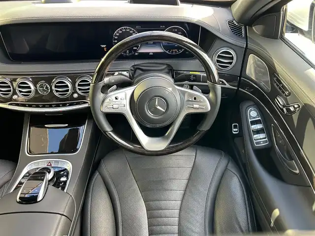 メルセデス・ベンツ Ｓ４００ AMGライン 石川県 2017(平29)年 3.2万km ダイヤモンドホワイト レザーエクスクルーシブP /黒革シート /シートベンチレーション /マッサージシート /Burmesterサウンド /衝突軽減ブレーキ /アダプティブクルーズコントロール /ブラインドスポットモニター /ナビTV /AppleCarPlay /360カメラ