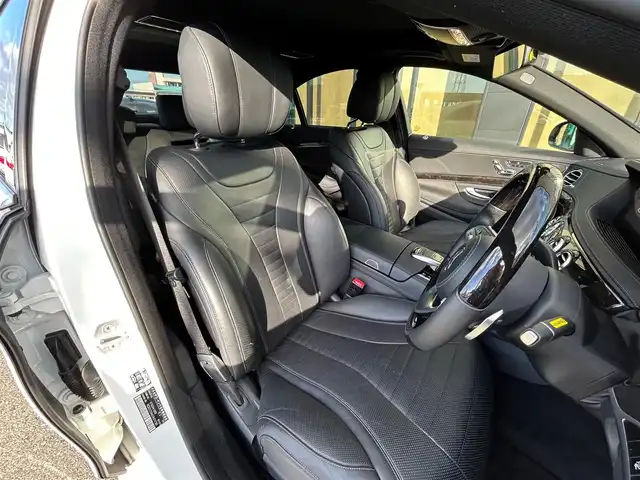 メルセデス・ベンツ Ｓ４００ AMGライン 石川県 2017(平29)年 3.2万km ダイヤモンドホワイト レザーエクスクルーシブP /黒革シート /シートベンチレーション /マッサージシート /Burmesterサウンド /衝突軽減ブレーキ /アダプティブクルーズコントロール /ブラインドスポットモニター /ナビTV /AppleCarPlay /360カメラ