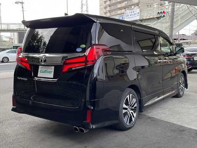 トヨタ アルファード S Cパッケージ 京都府 2018(平30)年 10.4万km ブラック 純正ナビ（NSZN-Z68T）10.3インチ/フリップダウンモニター　/３眼ＬＥＤライト　/モデリスタ（Ｆ・Ｓ／マフラー）　/トヨタセーフティセンス/オートマチックハイビーム/レーダークルーズコントロール/レーンキープアシスト/プリクラッシュセーフティ/ロードサインアシスト（RSA）/パーキングサポートブレーキ（PKSB)/クリアランスソナー　/ステアリングヒーター/メモリーパワーシート　　　/シートヒーター＆ベンチレーター/エアシート/デジタルインナーミラー/ウィンカーミラー　/ドライブレコーダー（DRY-ST3100）/バックカメラ/両側パワースライドドア/電動リアゲート/ナノイー/オールオートパワーウィンドウ/純正AW18インチ/フルセグTV/フォグランプ/プッシュスタート/スマートキー