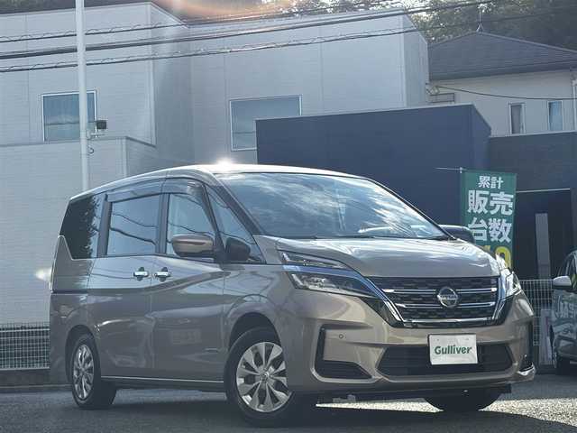 日産 セレナ X 熊本県 2020(令2)年 4.1万km カシミヤグレージュ 福祉車両/【サイドリフト＋リア全自動リフター】/ワンオーナー/純正9型ナビ（MM320D-L）/【フルセグTV/CD/DVD/SD/BT】/全方位カメラ/バックカメラ/ナビ連動前後ドライブレコーダー/エマージェンシーブレーキ/ブラインドスポットモニター/クルーズコントロール/車線逸脱警報/コーナーセンサー/両側パワースライドドア/ビルトインETC2.0/アイドリングストップ/LEDオートライト/電格式ミラー/純正フロアマット/純正ドアバイザー/プッシュスタート/スマートキー/スペアキー/保証書/取扱説明書(ナビ/車両)