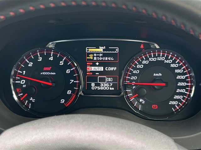 スバル ＷＲＸ ＳＴＩ STI 山口県 2017(平29)年 7.6万km クリスタルホワイトP ワンオーナー/純正DIATONEナビ/DVD/CD/SD/BT/USB/フルセグ/フロント/サイド/バックカメラ/ハーフレザーシート/前席シートヒーター/純正LEDヘッドライト/純正フォグランプ/オートライト/純正１８インチアルミホイール/革巻きステアリング/ステアリングスイッチ/クルーズコントロール/BSM/横滑り防止/SIドライブ/スマートキー/純正フロアマット/ETC/電動格納ウインカードアミラー