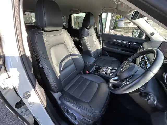 マツダ ＣＸ－５ 25S Lパッケージ 愛媛県 2021(令3)年 2.4万km スノーフレイクホワイトパールマイカ 純正SDナビ（Bluetooth/フルセグTV）/BOSEサウンド/全周囲カメラ/ヘッドアップディスプレイ/ブラックレザーシート/全席シートヒーター/パワーシート/D席シートメモリ機能/ステアリングリモコン/ステアリングヒーター/ETC2.0/ドライブレコーダー/前後コーナーセンサー/LEDヘッドライト