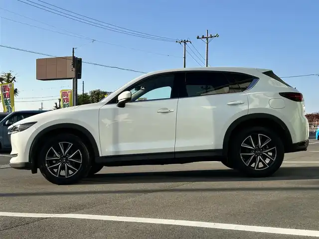 マツダ ＣＸ－５ 25S Lパッケージ 愛媛県 2021(令3)年 2.4万km スノーフレイクホワイトパールマイカ 純正SDナビ（Bluetooth/フルセグTV）/BOSEサウンド/全周囲カメラ/ヘッドアップディスプレイ/ブラックレザーシート/全席シートヒーター/パワーシート/D席シートメモリ機能/ステアリングリモコン/ステアリングヒーター/ETC2.0/ドライブレコーダー/前後コーナーセンサー/LEDヘッドライト