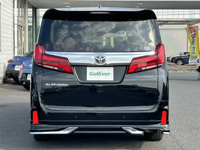 トヨタ アルファード S Cパッケージ 広島県 2019(令1)年 4.2万km ブラック アルパインナビ/（フルセグTV/Bluetooth/HDMI/USB/CD/DVD）/フィリップダウンモニター/サンルーフ/モデリスタエアロ/全席パワーシート/シートヒーター（D/N席）/エアシート（D/N席）/クルーズコントロール（追従有）/プッシュスタート/両側パワースライドドア/電動リアゲート/後席サンシェード/LEDヘッドライト/ビルドインETC/衝突軽減ブレーキ