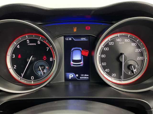 スズキ スイフト RSt 栃木県 2017(平29)年 6.1万km プレミアムシルバーメタリック 社外SDナビ/（AM/FM/CD/DVD/Bluetooth/フルセグ）/バックカメラ/アダプティブクルーズコントロール/ステアリングリモコン/パドルシフト/オートライト/ETC/シートヒーター/純正フロアマット/革巻きステアリング/スマートキー/純正ドアバイザー/LEDヘッドライト