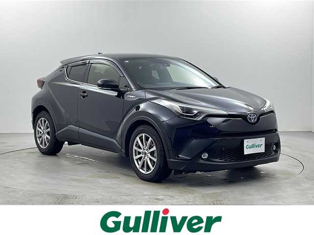 トヨタ Ｃ－ＨＲ G 栃木県 2019(令1)年 4.4万km ブラックマイカ 社外ナビ/（BT/CD/DVD/フルセグ/AM/FM）/バックカメラ/衝突軽減システム/車線逸脱抑制機能/LEDヘッドライト/シーケンシャルウインカー/横滑り防止/クリアランナソー/クルーズコントロール/ブラインドスポットモニター/前席シートヒーター/電動格納ミラー/ステアリングスイッチ/社外アルミホイール/純正フロアマット/プッシュスタート/スマートキー/スペアキー