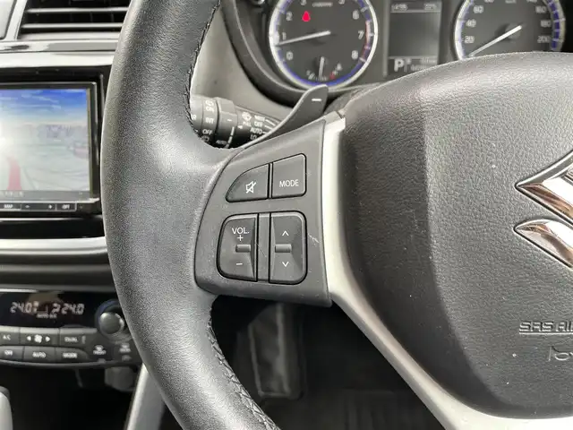 スズキ ＳＸ４ Ｓクロス 大分県 2019(令1)年 6.5万km スフィアブルーパール 社外SDナビ/フルセグテレビ/バックカメラ/クルーズコントロール/ETC/HID/ルーフレール/パドルシフト/社外前後ドラレコ/シフトロック
