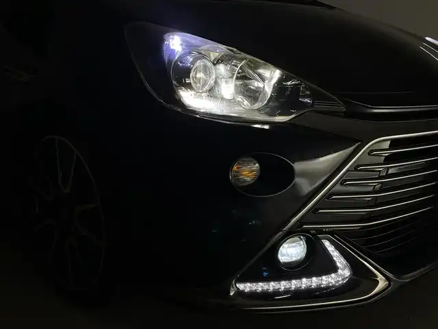 トヨタ アクア G G’s 群馬県 2015(平27)年 6.2万km ブラックマイカ 前席シートヒーター/サイドエアバッグ&カーテンエアバッグ/＝＝＝＝＝＝＝＝/純正ナビ(NSZN-W64T)/・AM/FM/CD/DVD/BT/フルセグ/バックカメラ/クルーズコントロール/ステアリングスイッチ/LEDヘッドライト/オートライト/スマートキー/プッシュスタート/G’s専用17インチアルミホイール/純正ビルトインETC